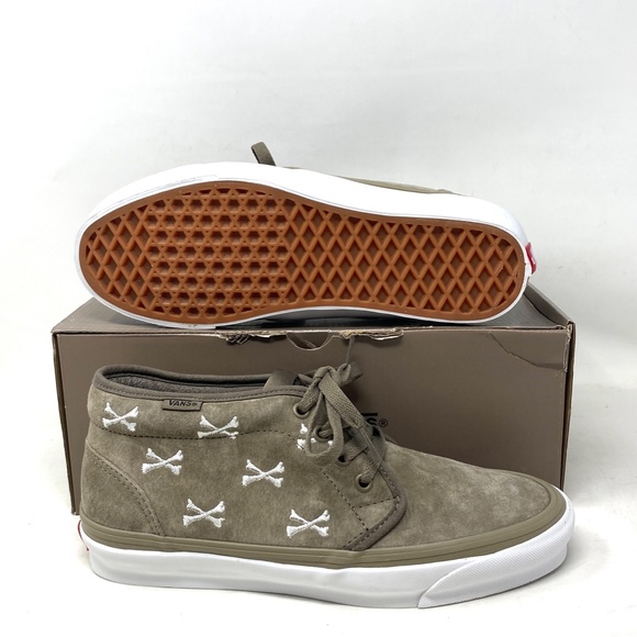 VANS Vault Chukka LX Sneakers Mid Suede Women's Bones Coyote Shoes VN0A4U3GBMD - Picture 5 of 10